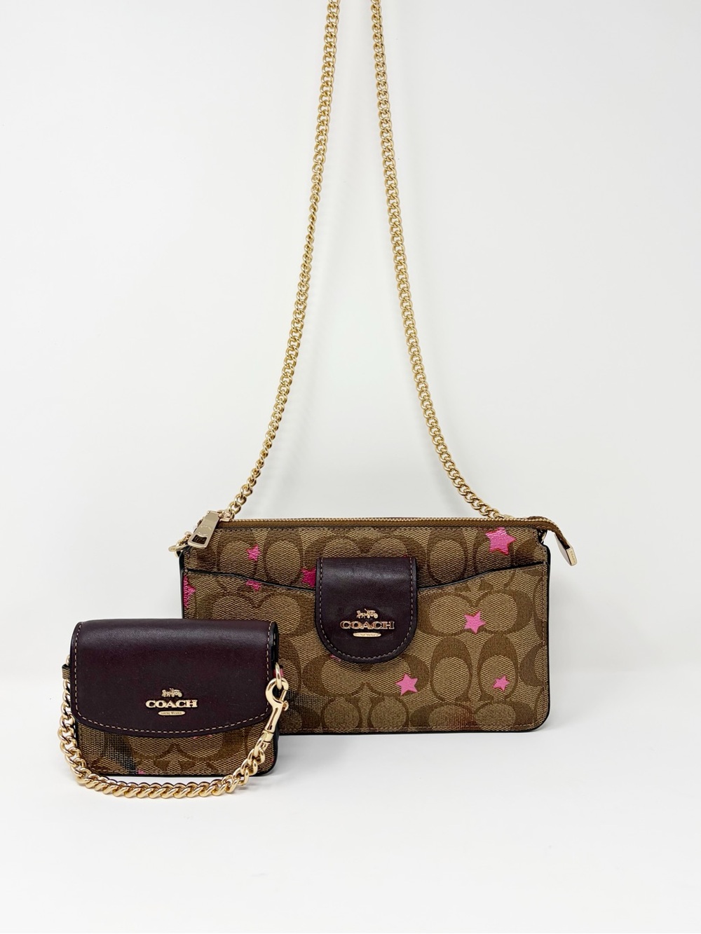 Coach Poppy Disco Star Crossbody Set